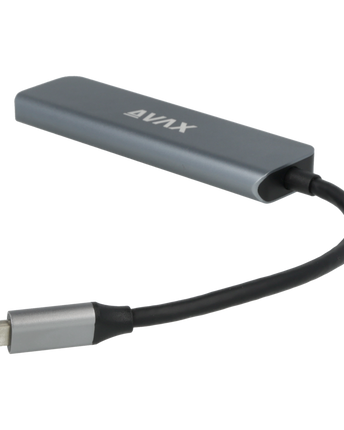 AVAX HB611 CONNECT+ 5in1 HUB Type C-HDMI(4k60Hz), Type C, 2xUSB 3.0, PD 100W HUB