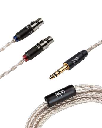 Cablu Meze Audio MINI XLR PREMIUM Silver-Plated Pcuhd (upgrade pentru ELITE si EMPYREAN) MiniXLR to 6.3 mm - 2.5 m