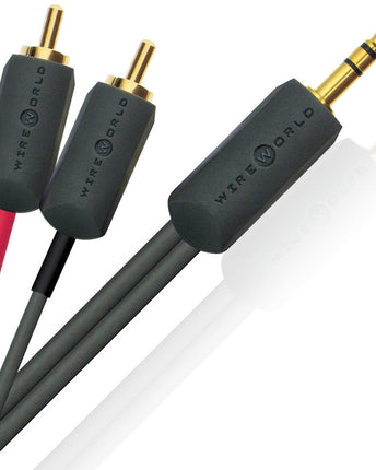 Wireworld I-World Interconect, jack 3,5 mm - 2 RCA