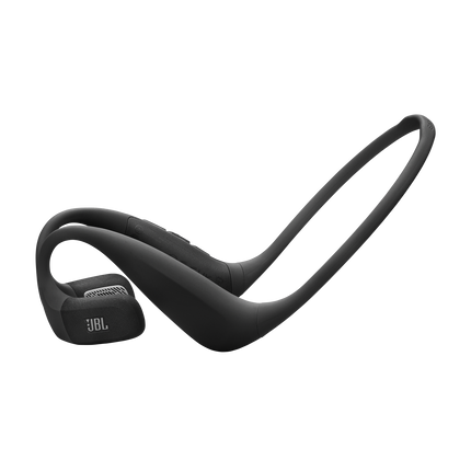 Спортни слушалки с отворен дизайн JBL Endurance Pace, черно и сиво, страничен изглед