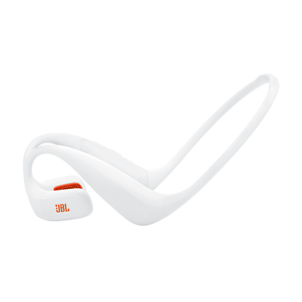 Спортни слушалки с отворен дизайн JBL Endurance Pace, бял цвят, страничен изглед