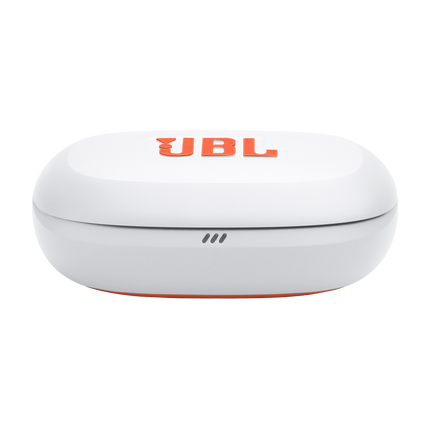 True wireless sport earbuds JBL Endurance Peak 4, White, closed charging case