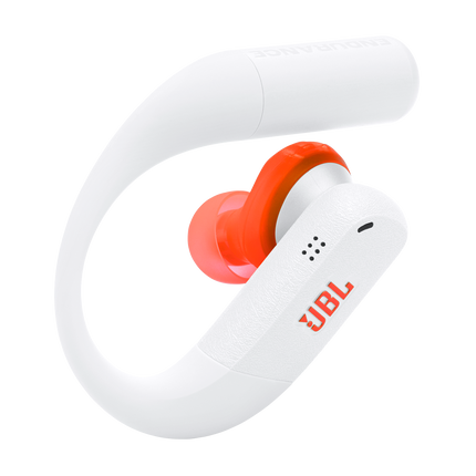 True wireless sport earbuds JBL Endurance Peak 4, White, single earbud detail
