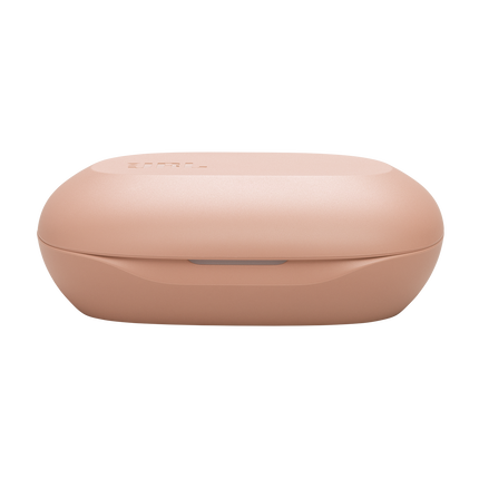 True Wireless слушалки с отворен дизайн JBL Sense Lite, бежов цвят, затвореният калъф за зареждане