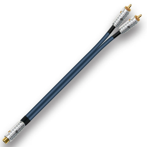 Wireworld Luna 8 Adaptor Y, mamă - 2 tată