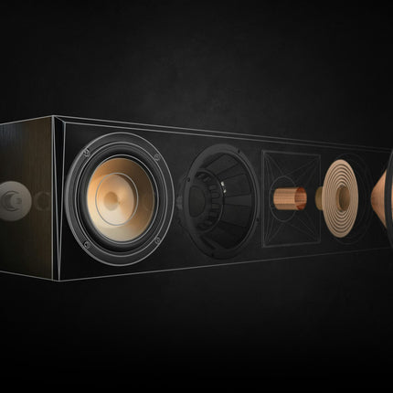 Klipsch RC-64 III - vedere explodata a wooferului cu cos turnat