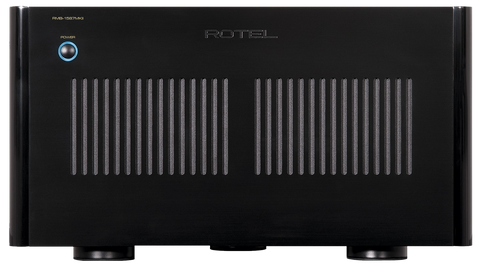 Rotel RMB-1587MKII negru, vedere din față
