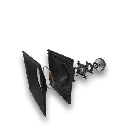 Vedere explodata a tweeterului LTS de titan din gama Reference Premiere II
