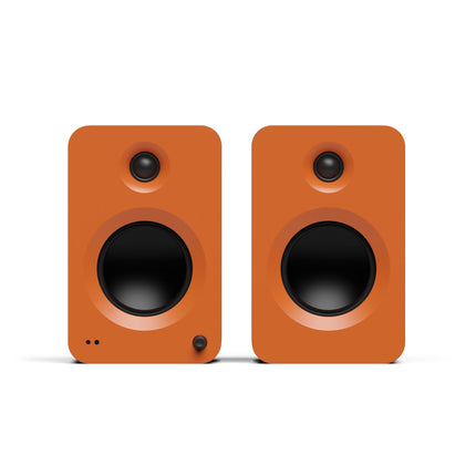 Активни тонколони Kanto Audio REN в оранжев цвят, чифтът, изглед отпред