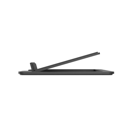 Stand Kanto S6 negru, văzut din lateral