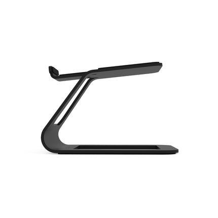 Stand Kanto SE2 negru, văzut din lateral