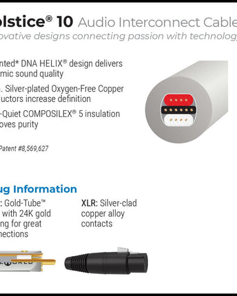 Wireworld Solstice 10 Interconect, 2 RCA - 2 RCA