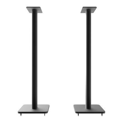 Чифт подови стойки Kanto Audio SP32PL в матово черно, изглед отпред
