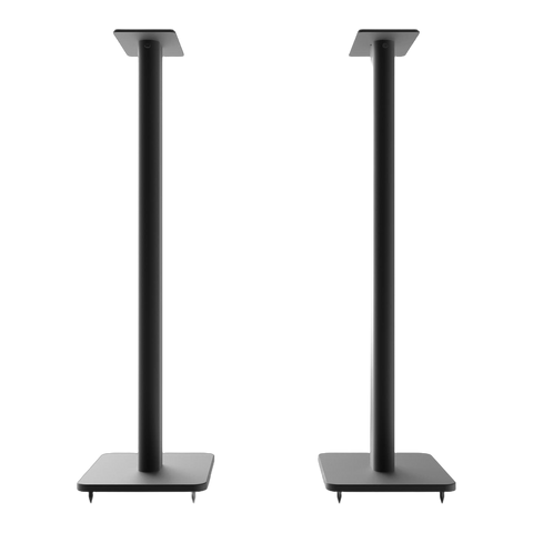 Чифт подови стойки Kanto Audio SP32PL в матово черно, изглед отпред
