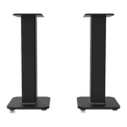 Pair of Kanto Audio SX22 floor stands in Matte Black, front view