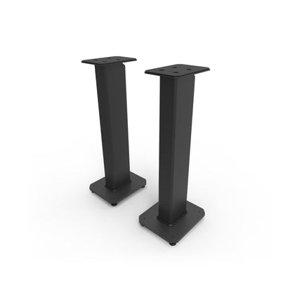 Pereche de stative de podea Kanto Audio SX30 în negru mat, vedere din unghi