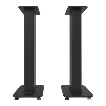 Pereche de stative de podea Kanto Audio SX30 în negru mat, vedere din față