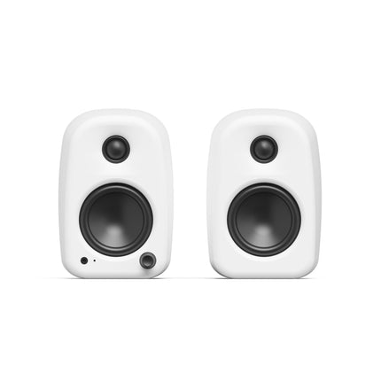 Boxe active Kanto Audio UKI White, vedere frontală a perechii