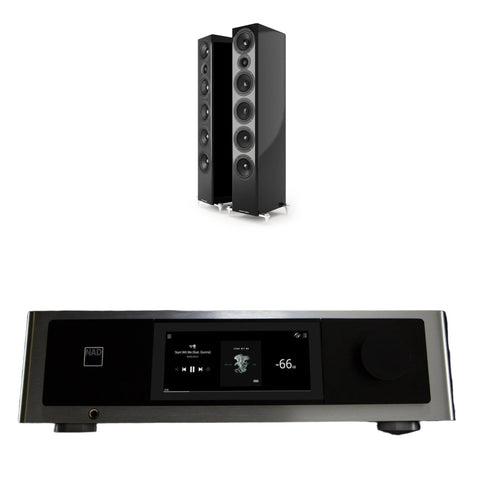 Pachet PROMO Amplificator NAD M33 V2 + Boxe de podea Acoustic Energy AE520