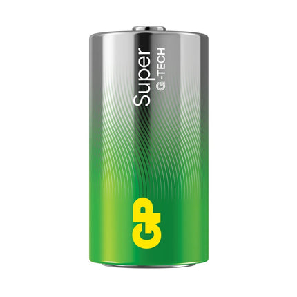 Baterii GP Super Alkaline C (LR14), 1.5V, blister 2pcs