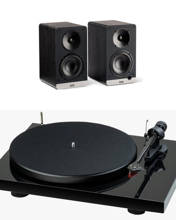 Pachet PROMO ELAC Debut ConneX DCB41 + Pro-Ject Debut E Carbon (2M Red)