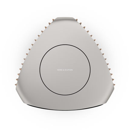 Beolab 50 in Natural Aluminium cu husa textila neagra si panouri de stejar — imaginea 6