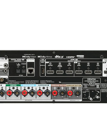 AV приемник 7.2 8K DENON AVR-X1800H DAB