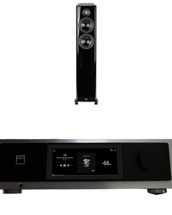 Pachet PROMO Amplificator NAD M33 V2 + Boxe de podea ELAC Vela FS 408.2