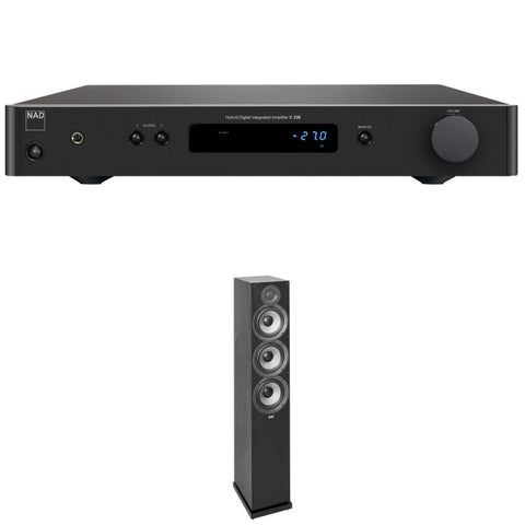 Pachet PROMO ELAC Debut F6.2 + NAD C 338