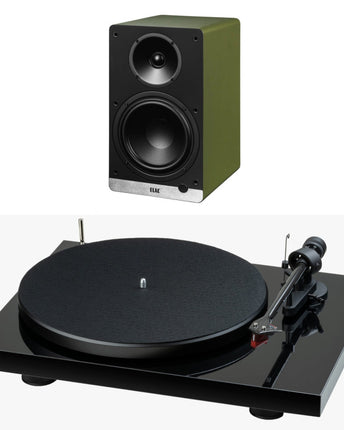 Pachet PROMO ELAC Debut ConneX DCB61 + Pro-Ject Debut E Carbon (2M Red)