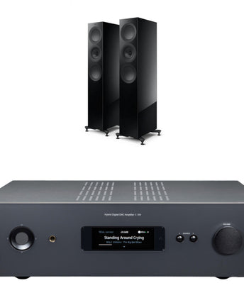 Pachet PROMO KEF R7 META + NAD C 399
