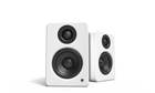 Boxe active Kanto Audio YU2 albe, perechea văzută din unghi