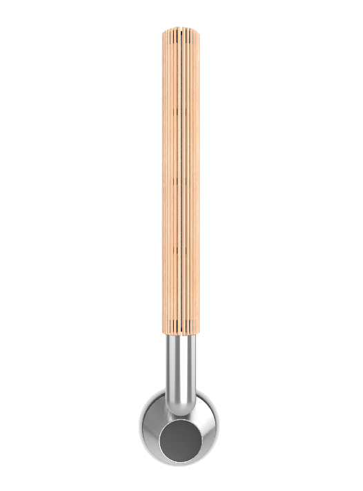 Beolab 28 wall mount în finisaj Light Oak / Natural Aluminium
