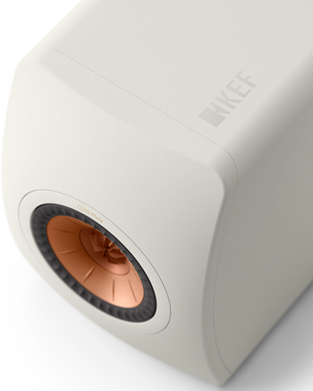 KEF LS50 Meta, finisaj Mineral White, vedere de sus