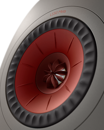 KEF LS50 Meta, finisaj Titanium Grey, detaliu driver Uni-Q