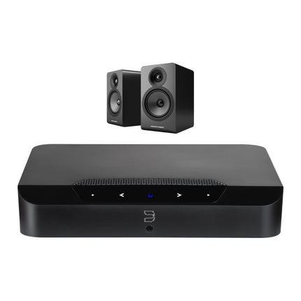Pachet PROMO Bluesound POWERNODE EDGE + Acoustic Energy AE100.2