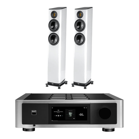 Pachet PROMO NAD M33 V2 + ELAC Vela FS407.2