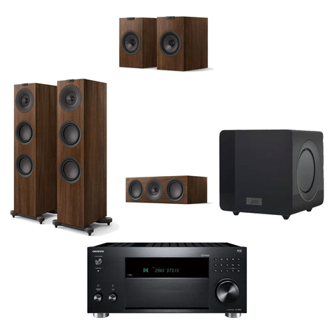 Pachet PROMO Onkyo TX-RZ50 + KEF Q7 Meta + KEF Q6 Meta + KEF Q1 Meta + KEF KC92
