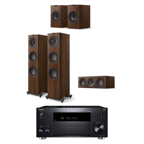 Pachet PROMO Onkyo TX-RZ50 + KEF Q7 Meta + KEF Q6 Meta + KEF Q1 Meta