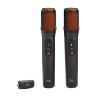 Cele două microfoane JBL EasySing Mics și dongle-ul USB-C