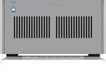 Rotel RB-1590 argintiu, vedere din față