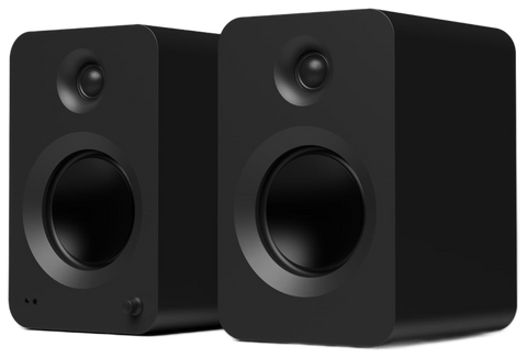 Активни тонколони Kanto Audio REN в черен цвят, чифтът, изглед под ъгъл