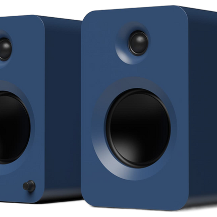 Активни тонколони Kanto Audio REN в син цвят, чифтът, изглед под ъгъл