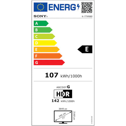 Sony BRAVIA 8 OLED 77XR80