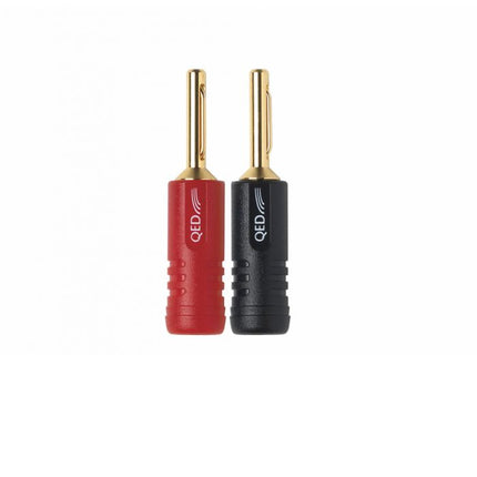 QED Screwloc ABS 4mm Banana Plug 2R 2B