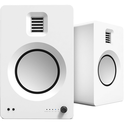 Активни тонколони Kanto Audio TUK White, чифтът отпред и под ъгъл