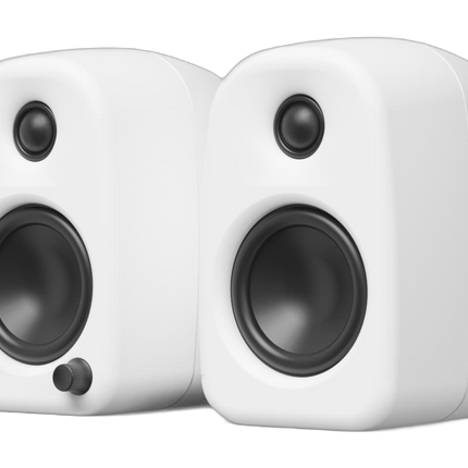 Boxe active Kanto Audio UKI White, perechea văzută din unghi
