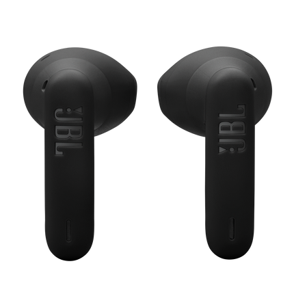 Слушалки JBL Wave Flex 2 (черно): двете слушалки, изглед отпред