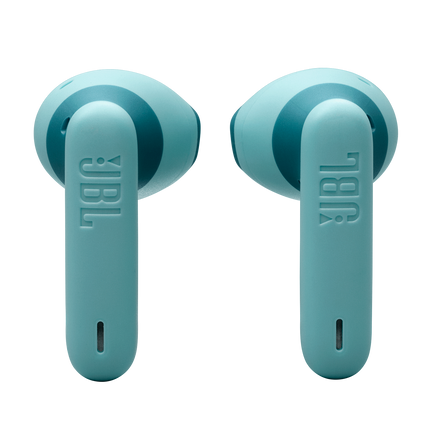 Слушалки JBL Wave Flex 2 (синьо): двете слушалки, изглед отпред