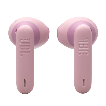 Слушалки JBL Wave Flex 2 (розово): двете слушалки, изглед отпред